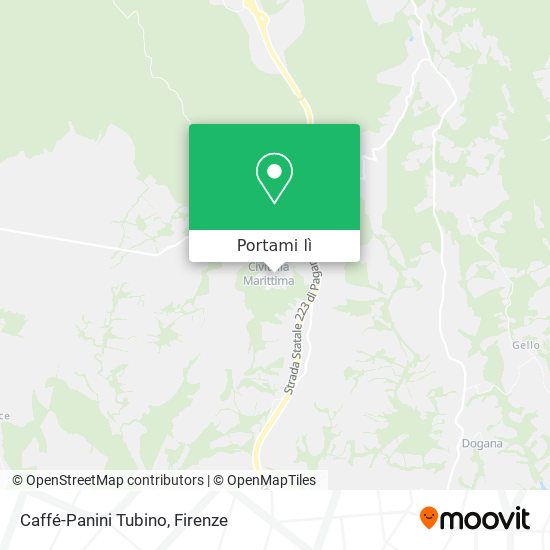 Mappa Caffé-Panini Tubino