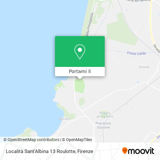 Mappa Località Sant'Albina 13 Roulotte