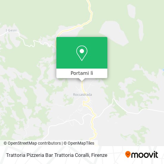 Mappa Trattoria Pizzeria Bar Trattoria Coralli