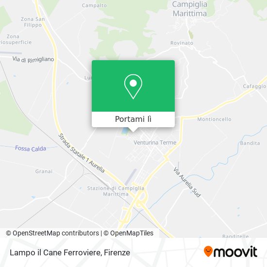 Mappa Lampo il Cane Ferroviere