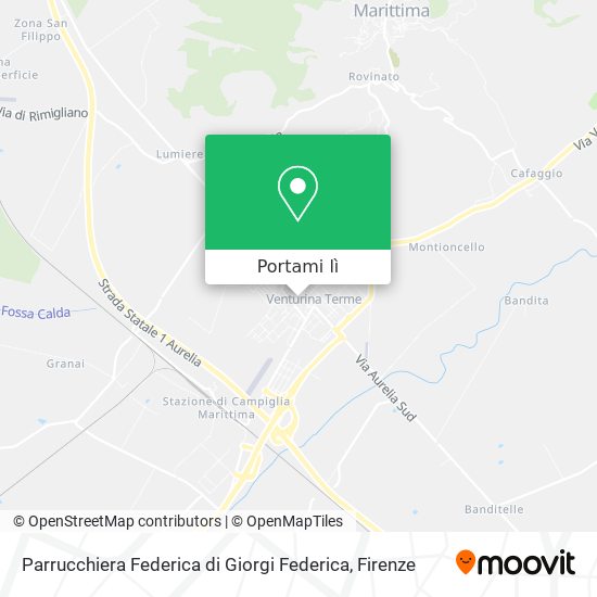 Mappa Parrucchiera Federica di Giorgi Federica
