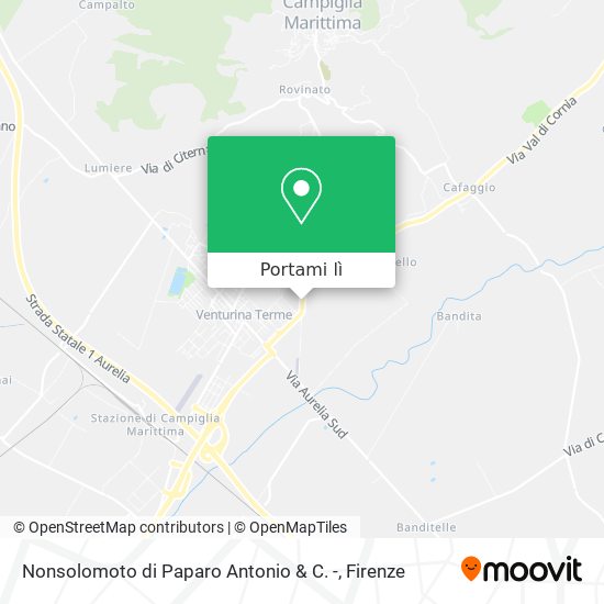 Mappa Nonsolomoto di Paparo Antonio & C. -