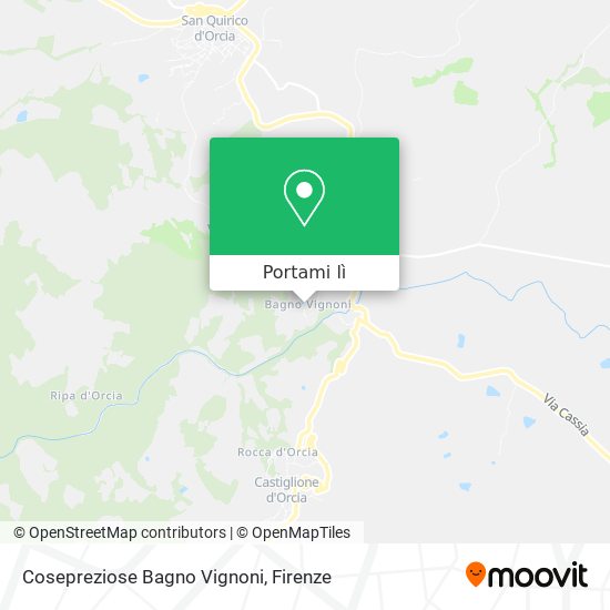 Mappa Cosepreziose Bagno Vignoni