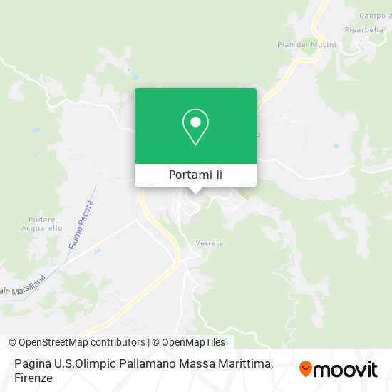 Mappa Pagina U.S.Olimpic Pallamano Massa Marittima