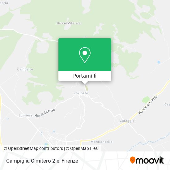 Mappa Campiglia Cimitero 2 e