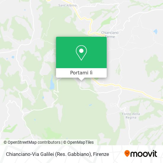 Mappa Chianciano-Via Galilei (Res. Gabbiano)