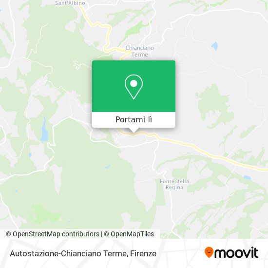 Mappa Autostazione-Chianciano Terme