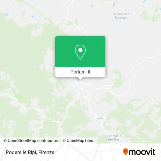 Mappa Podere le Ripi