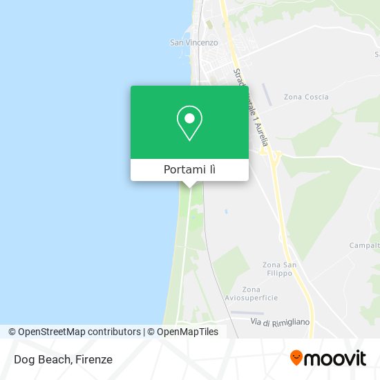 Mappa Dog Beach