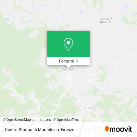 Mappa Centro Storico di Montalcino