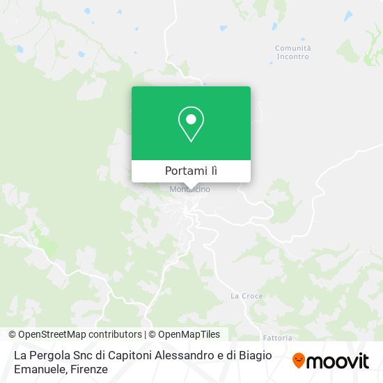 Mappa La Pergola Snc di Capitoni Alessandro e di Biagio Emanuele