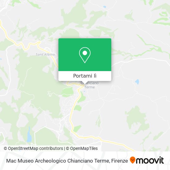 Mappa Mac Museo Archeologico Chianciano Terme