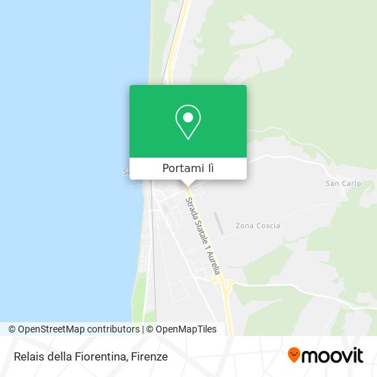 Mappa Relais della Fiorentina