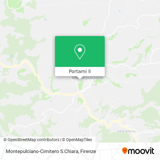 Mappa Montepulciano-Cimitero S.Chiara