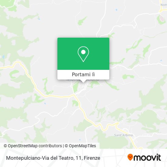 Mappa Montepulciano-Via del Teatro, 11