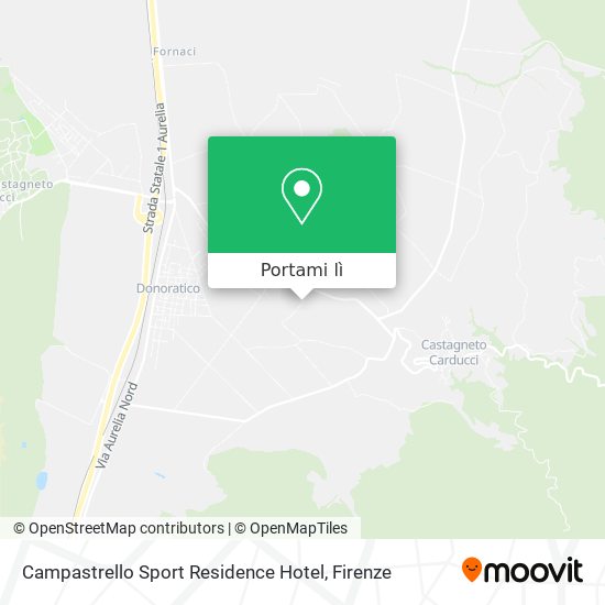 Mappa Campastrello Sport Residence Hotel