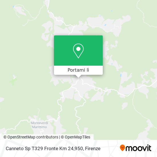 Mappa Canneto Sp T329 Fronte Km 24,950