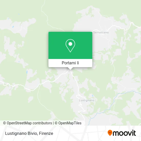 Mappa Lustignano Bivio