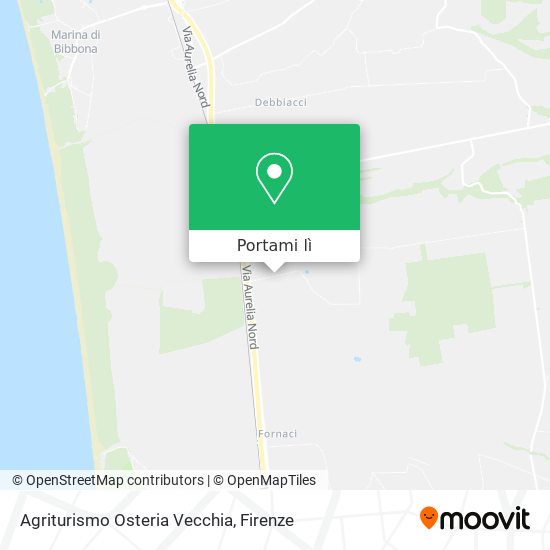 Mappa Agriturismo Osteria Vecchia