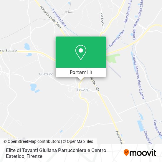 Mappa Elite di Tavanti Giuliana Parrucchiera e Centro Estetico