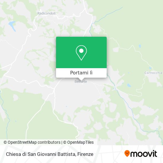Mappa Chiesa di San Giovanni Battista