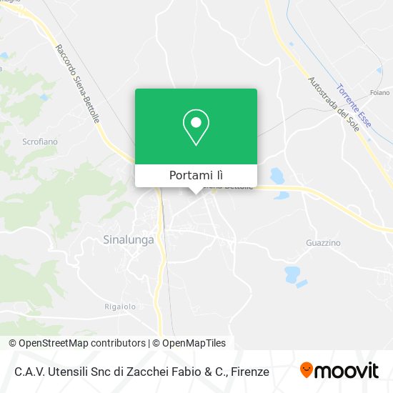 Mappa C.A.V. Utensili Snc di Zacchei Fabio & C.