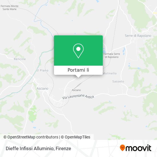 Mappa Dieffe Infissi Alluminio