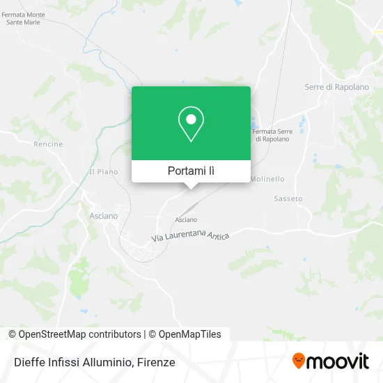 Mappa Dieffe Infissi Alluminio