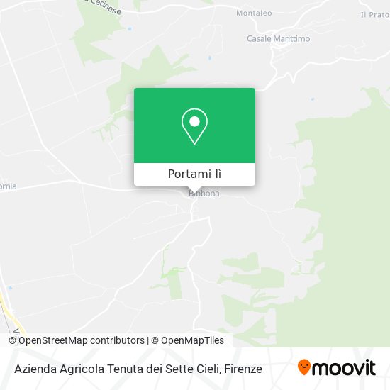 Mappa Azienda Agricola Tenuta dei Sette Cieli