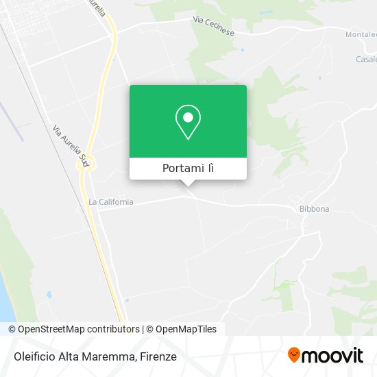 Mappa Oleificio Alta Maremma