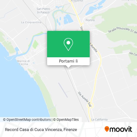 Mappa Record Casa di Cuca Vincenza