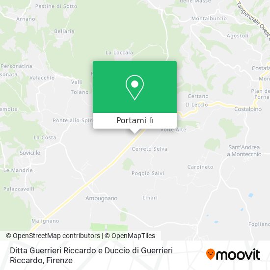 Mappa Ditta Guerrieri Riccardo e Duccio di Guerrieri Riccardo