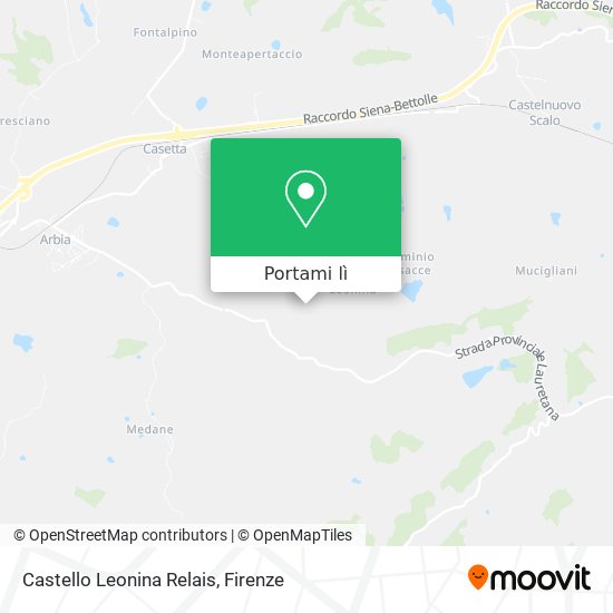 Mappa Castello Leonina Relais