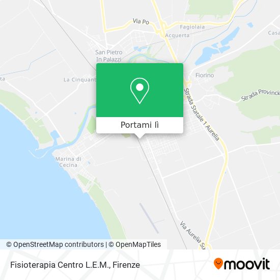 Mappa Fisioterapia Centro L.E.M.