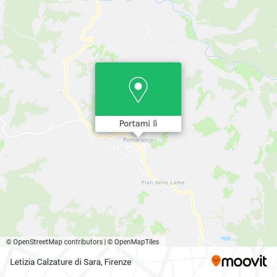 Mappa Letizia Calzature di Sara