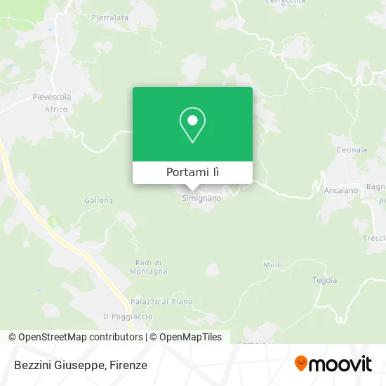 Mappa Bezzini Giuseppe