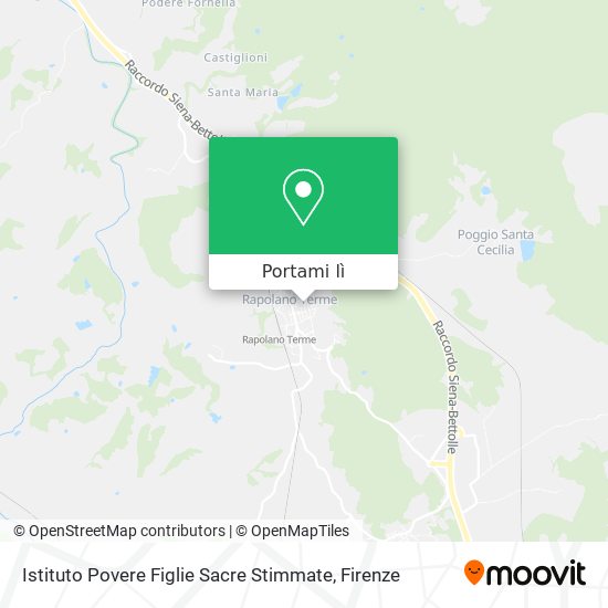 Mappa Istituto Povere Figlie Sacre Stimmate
