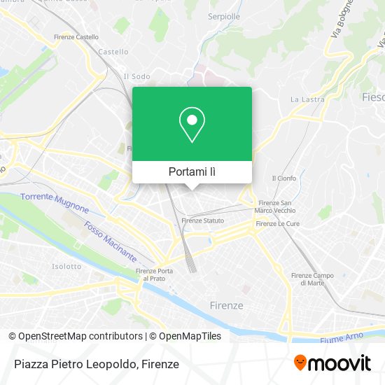 Mappa Piazza Pietro Leopoldo