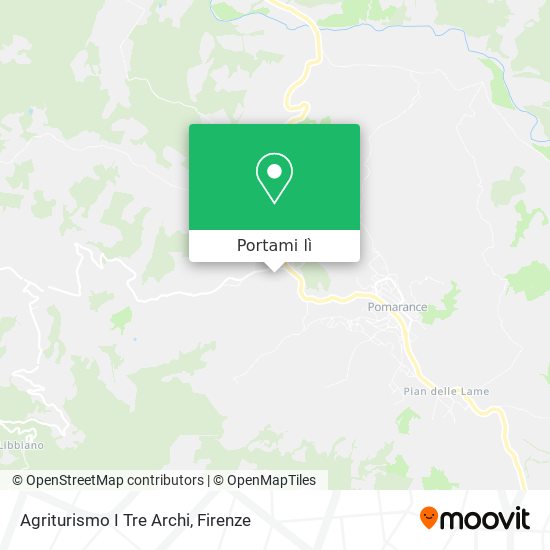 Mappa Agriturismo I Tre Archi