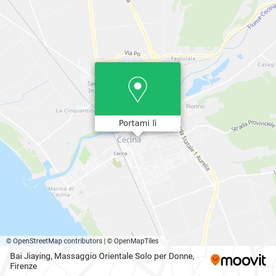 Mappa Bai Jiaying, Massaggio Orientale Solo per Donne