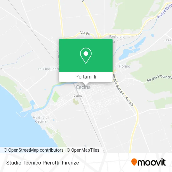 Mappa Studio Tecnico Pierotti