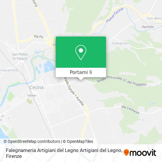 Mappa Falegnameria Artigiani del Legno Artigiani del Legno