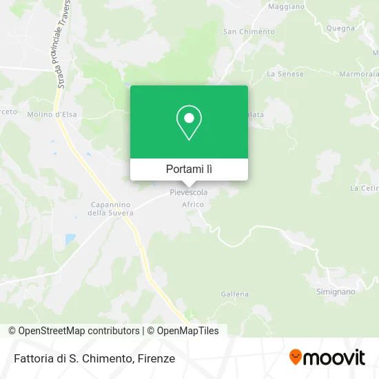 Mappa Fattoria di S. Chimento