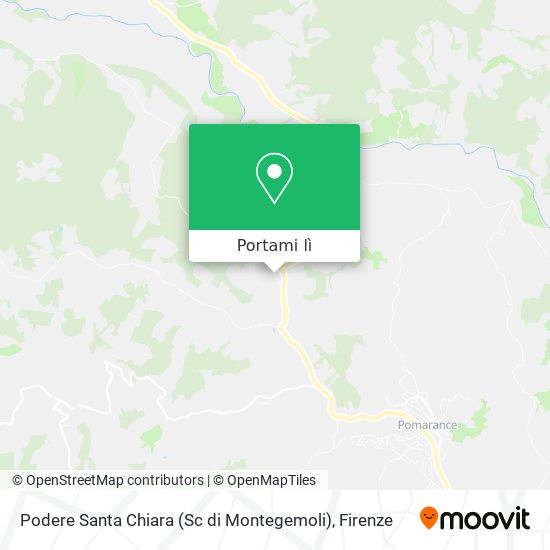 Mappa Podere Santa Chiara (Sc di Montegemoli)