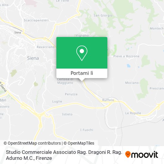 Mappa Studio Commerciale Associato Rag. Dragoni R. Rag. Adurno M.C.