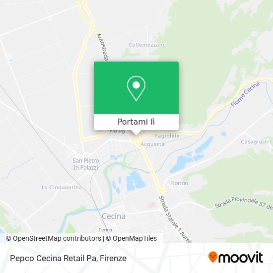 Mappa Pepco Cecina Retail Pa