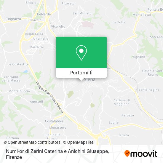 Mappa Numi-or di Zerini Caterina e Anichini Giuseppe