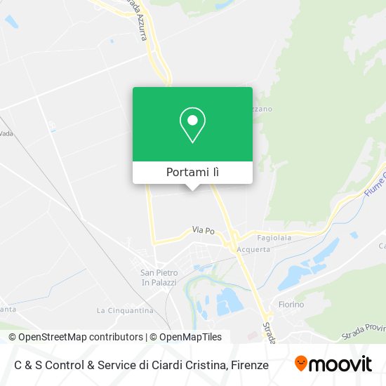 Mappa C & S Control & Service di Ciardi Cristina
