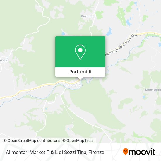 Mappa Alimentari Market T & L di Sozzi Tina