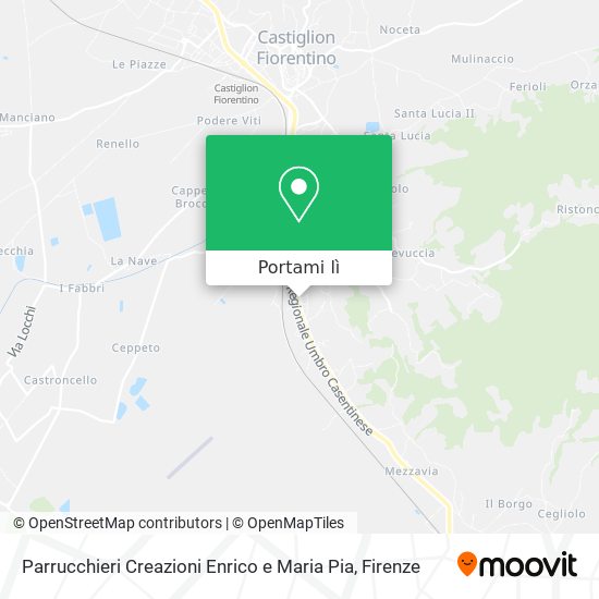 Mappa Parrucchieri Creazioni Enrico e Maria Pia